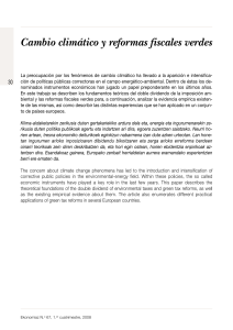 reformas fiscales verdes