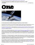 La nueva generación de satélites del programa Copernicus