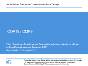 Ecuador_COP19 - CDM