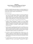 Declaración Cambio Climático y los Pueblos Indígenas