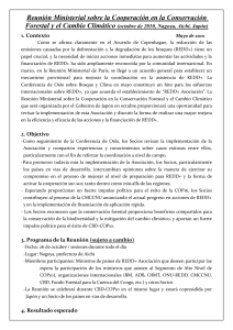 Reunión Ministerial sobre la Cooperación en la Conservación