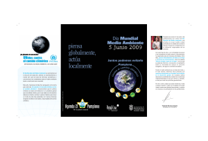 piensa globalmente, act&uacute;a localmente