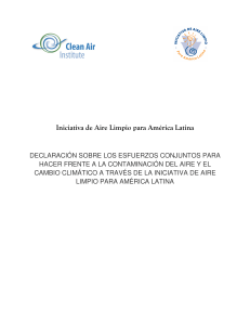 Iniciativa de Aire Limpio para América Latina