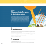 El incremento de los gases de efecto invernadero