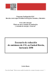 Escenario de reducción de emisiones de CO2 en Euskal Herria