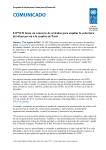 A4-formatted Word doc, press release, Spanish, editable text