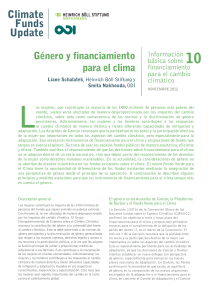 Gender and climate finance - Climate Finance Fundamentals 10