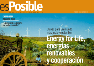 Energías renovables y Cooperación