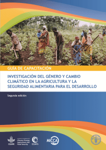 GENDER AND CLIMATE CHANGE ISSUES IN AGRICULTURE