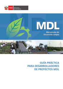 Guía práctica para desarrolladores de proyectos MDL