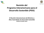 Revisión del Programa Interamericano para el Desarrollo