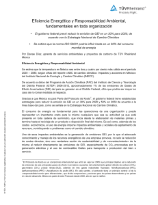 Eficiencia Energ&eacute;tica y Responsabilidad Ambiental