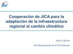 Cooperación de JICA para la adaptación de la infraestructura