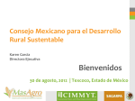 Bienvenidos - Consejo Mexicano para el Desarrollo Rural Sustentable