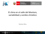 Variabilidad decadal del clima en el valle del Mantaro