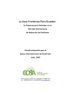 La Zona Fronteriza Perú-Ecuador