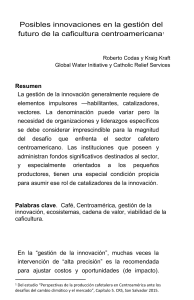 Posibles innovaciones en la gestión del futuro de la