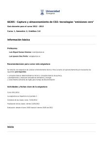 66305 - Captura y almacenamiento de CO2: tecnologías "emisiones