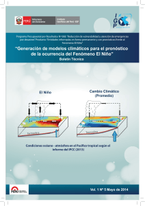 El Niño Cambio Climático - Subdirección de Ciencias de la
