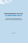 Posicionamiento político del Grupo Perú COP 20
