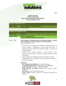 Agenda Tentativa - Green Solutions @COP16