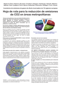 Hoja de ruta para la reducci&oacute;n de emisiones de CO2 en &aacute;reas