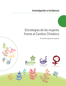 Estrategias de las mujeres frente al Cambio Clim&aacute;tico