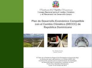 Plan de Desarrollo Econ&oacute;mico Compatible con el Cambio Clim&aacute;tico
