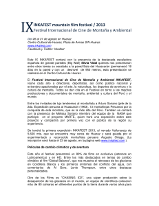 INKAFEST mountain film festival / 2013 Festival Internacional de