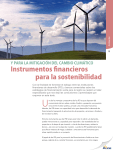 Instrumentos financieros para la sostenibilidad