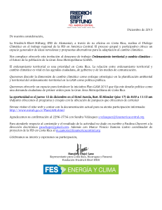 (FES de Alemania), a trav&eacute;s de su oficina en Costa Ric