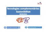 Microsoft PowerPoint - Informaci\363 sostenibilitat TC