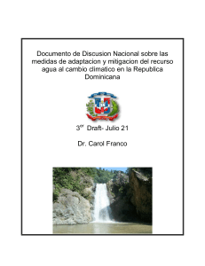 Documento de Discusion Nacional sobre las