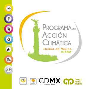 Programa de Acción Climática de la Ciudad de México 2014 -2020