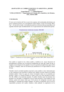 1 ADAPTACIÓN AL CAMBIO CLIMÁTICO EN ARGENTINA
