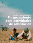 Financiamiento para actividades de adaptación