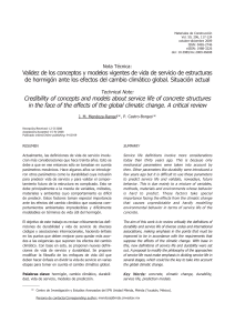 Validez de los conceptos y modelos vigentes de vida de servicio de