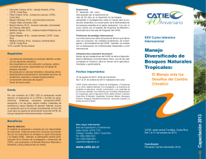 Manejo Diversificado de Bosques Naturales Tropicales