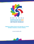 Catálogo de Oferta Técnica de Costa Rica en materia de Medio