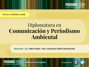 Comunicación y Periodismo Ambiental