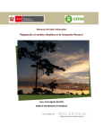 “Adaptación al cambio climático en la Amazonía Peruana”