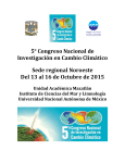 5° Congreso Nacional de Investigación en Cambio Climático Sede