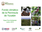 Fondo climático de la Península de Yucatán