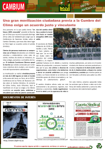 Una gran movilizaci&oacute;n ciudadana previa a la Cumbre del