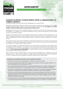 Ciudades en riesgo: Choque mortal entre la urbanizaCión y el