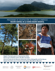 programa de adaptaci&oacute;n al cambio clim&aacute;tico