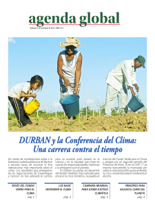 DURBAN y la Conferencia del Clima: Una