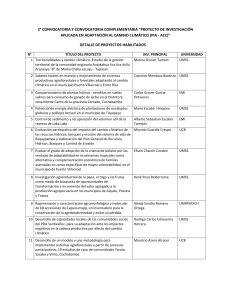 Propuestas habilitadas para evaluaci&oacute;n cient&iacute;fica 2da convocatoria