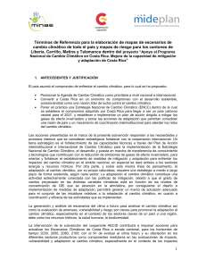 para la elaboración de mapas de escenarios de cambio climático de