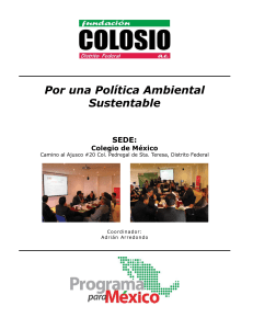 Por una Política Ambiental Sustentable